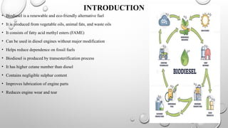 Production of Biodiesel from Cold Pressed Castor and Mahua Oil: Process ...