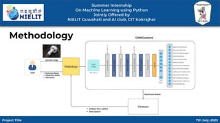 mushroom classification using machine learning | PPTX