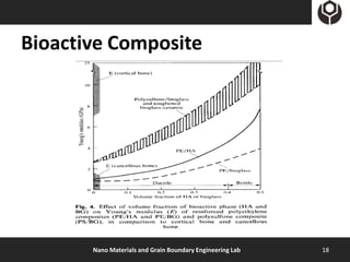 Bioactive Composite




       Nano Materials and Grain Boundary Engineering Lab   18
 