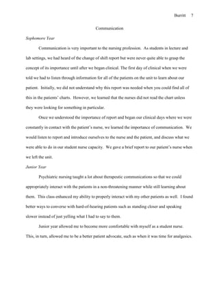 Progress summary paper