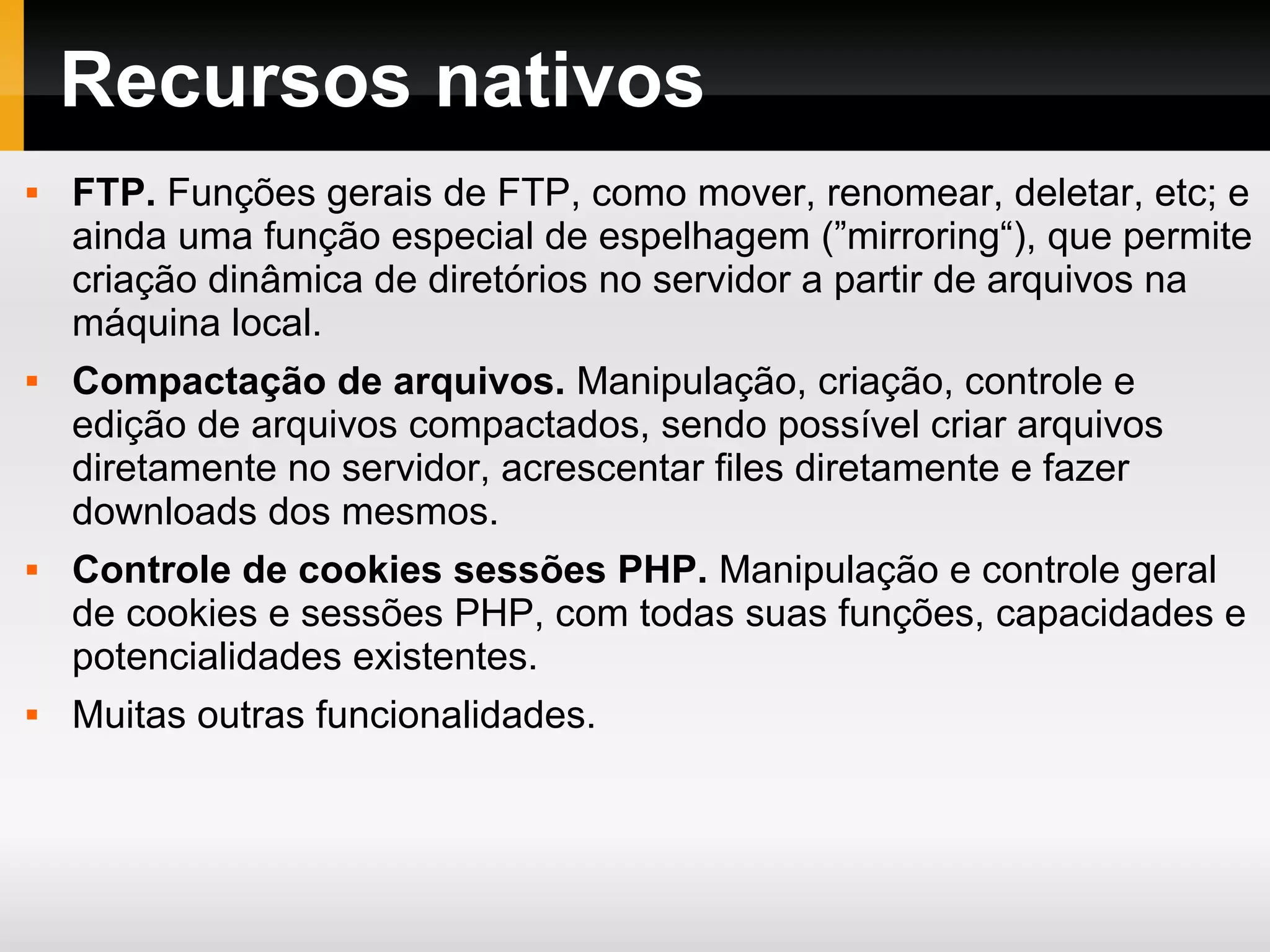 Histórico Criado por Rick Ellis que é CEO da empresa EllisLab. Foi escrito com foco em performance de aplicações reais, com muitas bibliotecas de classes, helpers e subsistemas emprestados do código-base do CMS ExpressionEngine. Atualmente é desenvolvido e mantido pela equipe de desenvolvimento do ExpressionEngine. Inspirado e grato ao Ruby on Rails por popularizar o uso de frameworks na Web. 