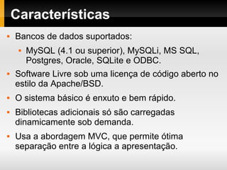 Frameworks PHP
http://www.zfort.com/blog/top-5-php-frameworks-infographic/
 