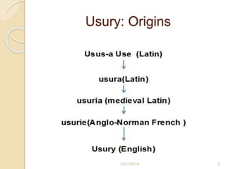Usury: Origins
323/11/2015
 