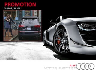 PRIX
LOCATION AUDI AVEC OPTION D'ACHAT (LOA)
CRÉDIT AUTO AUDI CLASSIQUE
LOCATION LONGUE DURÉE (LLD)
PROMOTIONVIDEOS / FILMS
 