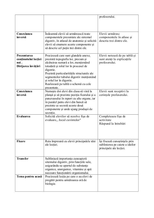 Proiect Didactic Stăncescu Adina