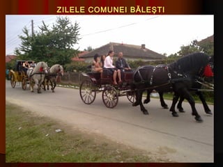 ZILELE COMUNEI BĂLEŞTI
 