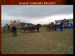 ZILELE COMUNEI BĂLEŞTI
 