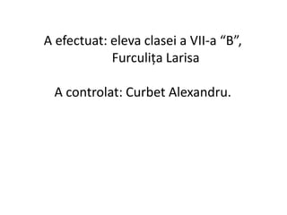 Viteza medie este de 26.66km/h.Problema 11În căutarea Cătălinei, mama vitregă a cutreierat pădurea cu o viteză  inadmisibilă pentru un om simplu, datorită licorii pe care o pregatise din timp. Astfel, aceasta tip de o oră s-a deplasat cu 50 km/h. Alţi 30km i-a mers mai repede, cu 60km/h. Apoi, licoarea pierdea din putere şi  împărăteasa a mai mers 1h30min până a ajuns la căsuţa piticilor, la depărtarea de 140km faţă de palat. Aflaţi viteza medie. Rezolvare:v(m)=d(t)/t(t)=140km/3h=46,66km/h.Răspuns:46,66km/h.