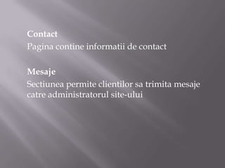 Proiect programare web | PPTX