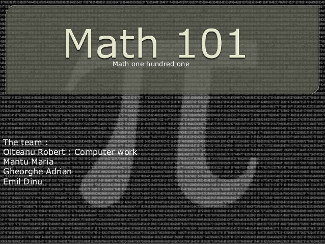 how to math