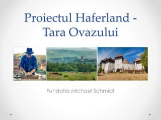 Proiectul Haferland -
Tara Ovazului
Fundatia Michael Schmidt
 