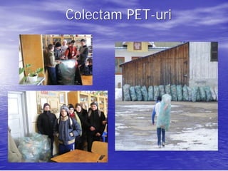 Colectam PET-uri
         PET-
 