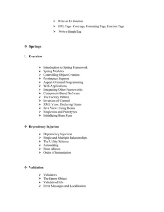 Java Online Training | PDF image.