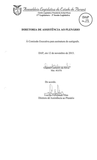 Proj 113 -_dep_gilberto_ribeiro - Deputado Gilberto Ribeiro