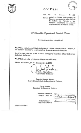 Proj 113 -_dep_gilberto_ribeiro - Deputado Gilberto Ribeiro