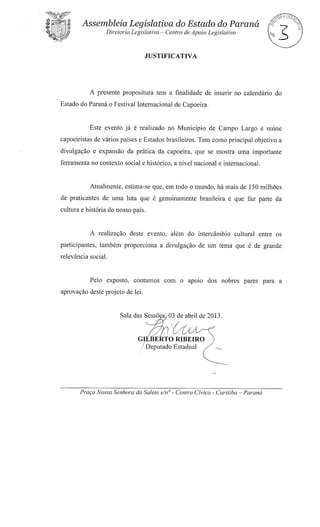 Proj 113 -_dep_gilberto_ribeiro - Deputado Gilberto Ribeiro