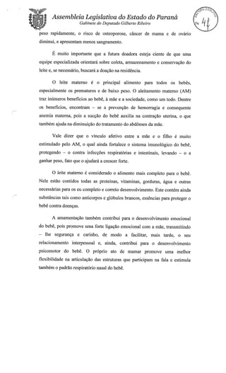 Proj 154 dep_gilberto_ribeiro - Deputado Gilberto Ribeiro
