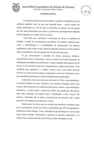 Proj 244 dep_gilberto_ribeiro - Deputado Gilberto Ribeiro