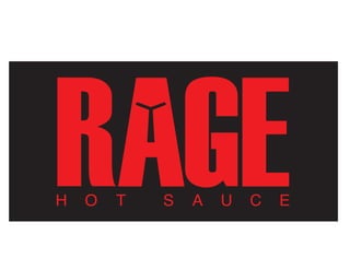 Label for Rage Hot Sauce