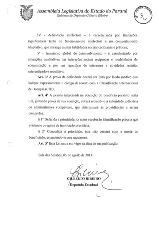 Proj 332 dep_ gilberto_ribeiro - Deputado Gilberto Ribeiro