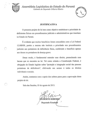 Proj 332 dep_ gilberto_ribeiro - Deputado Gilberto Ribeiro