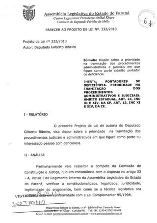 Proj 332 dep_ gilberto_ribeiro - Deputado Gilberto Ribeiro