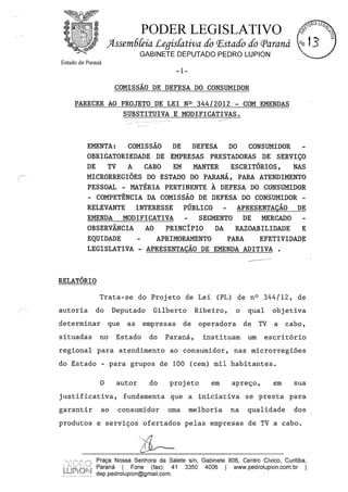 Proj 344 -_dep_gilberto_ribeiro - Deputado Gilberto Ribeiro
