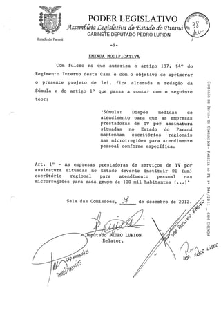 Proj 344 -_dep_gilberto_ribeiro - Deputado Gilberto Ribeiro