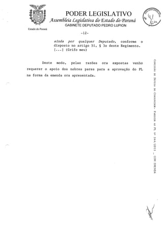 Proj 344 -_dep_gilberto_ribeiro - Deputado Gilberto Ribeiro