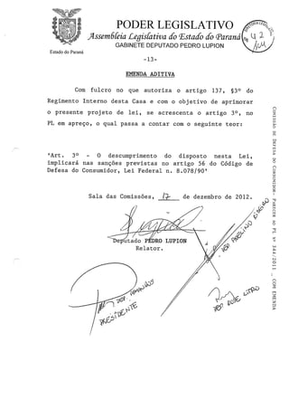 Proj 344 -_dep_gilberto_ribeiro - Deputado Gilberto Ribeiro