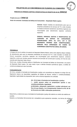 Proj 344 -_dep_gilberto_ribeiro - Deputado Gilberto Ribeiro