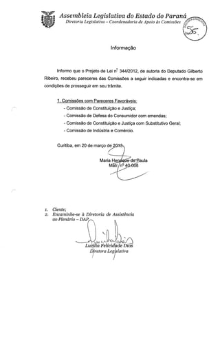 Proj 344 -_dep_gilberto_ribeiro - Deputado Gilberto Ribeiro