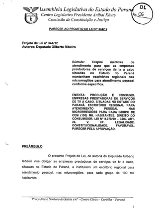 Proj 344 -_dep_gilberto_ribeiro - Deputado Gilberto Ribeiro
