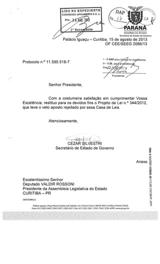 Proj 344 -_dep_gilberto_ribeiro - Deputado Gilberto Ribeiro