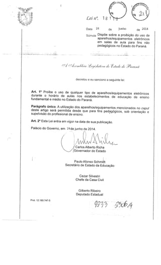 Proj 440 dep_ gilberto_ribeiro -Deputado Gilberto Ribeiro