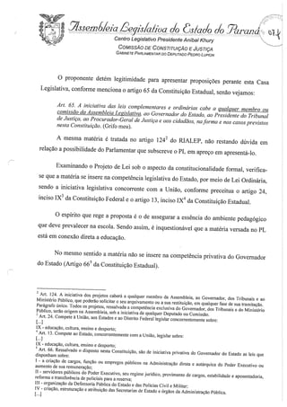 Proj 440 dep_ gilberto_ribeiro -Deputado Gilberto Ribeiro