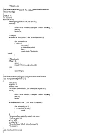 CANTEEN MANAGEMENT SYSTEM IN C++ | DOC