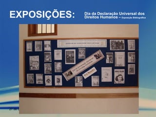 EXPOSIÇÕES: Dia da Declaração Universal dos Direitos Humanos  –  Exposição Bibliográfica 