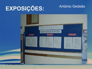 EXPOSIÇÕES: António Gedeão   