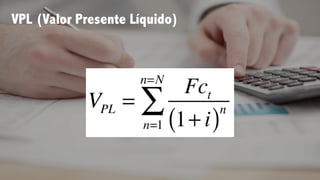 VPL (Valor Presente Líquido)
 