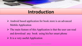 Final Year Project Presentation Android base Book Store | PPTX