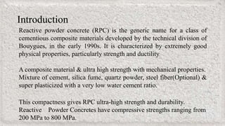 Reactive Powder Concrete | PPTX