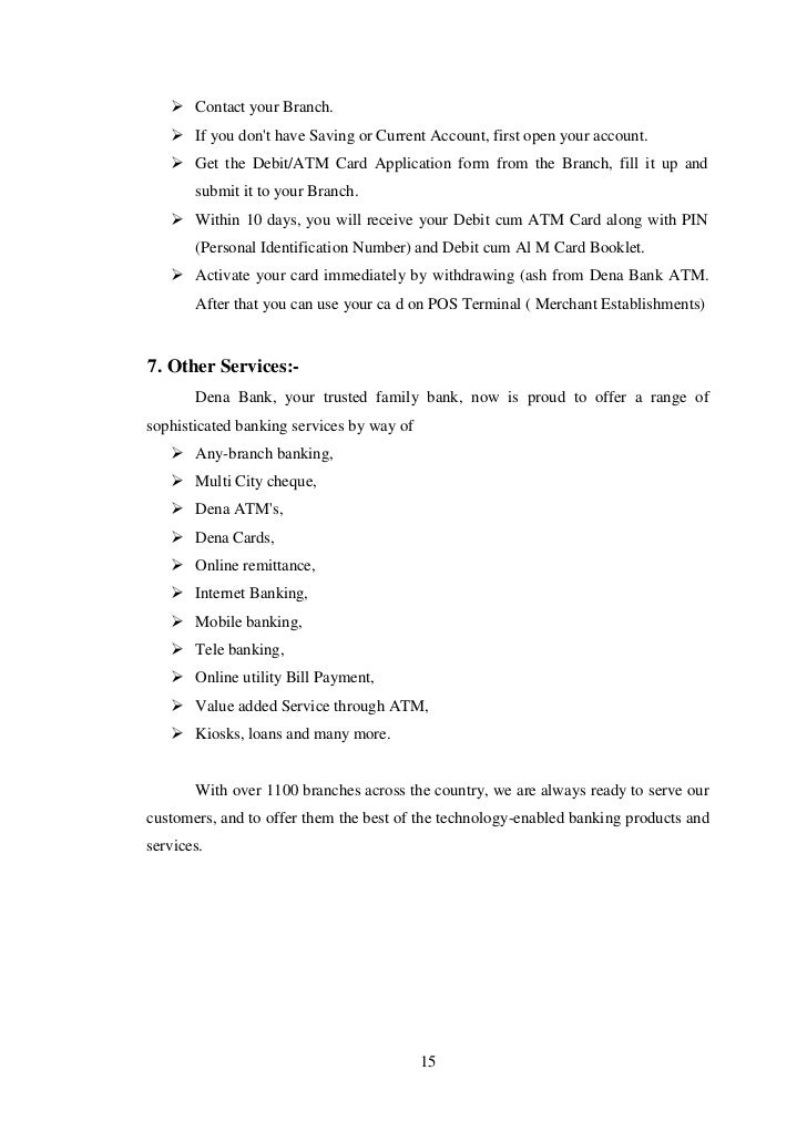 project on e banking cs 1069 form