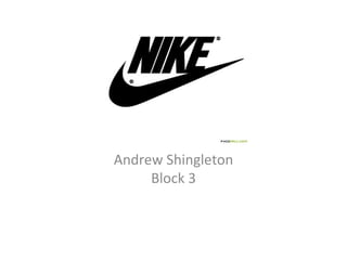 Andrew Shingleton Block 3 