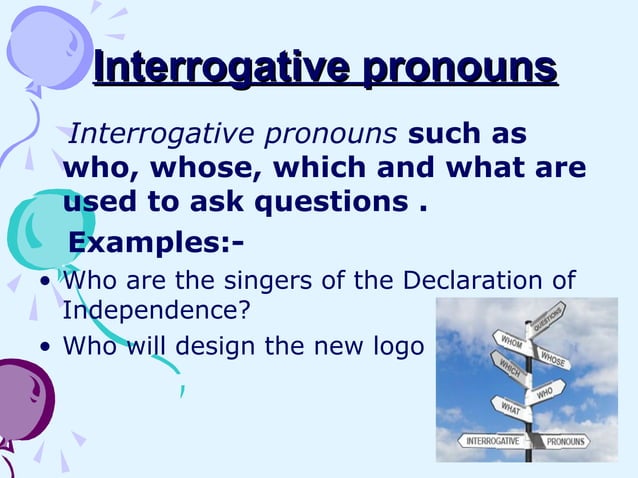 Interrogative sentences,adverbs,adjectives, pronouns | PPT