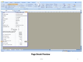 7PTO
Page Break Preview
 