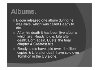 The Life of Biggie Smalls. | PDF