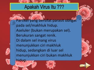 multimedia interaktif replikasi virus | PPTX