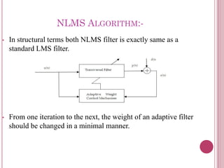 Noice canclellation using adaptive filters with adpative algorithms(LMS ...