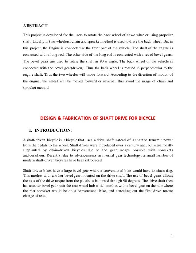 chainless bicycle ppt